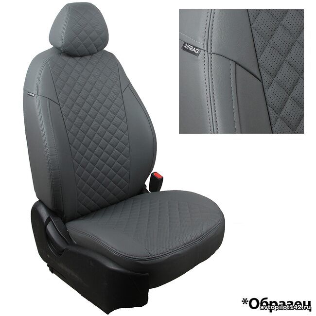 Перейти на страницу товара Чехлы для Toyota Land Cruiser 300 Elegance 5 мест с 21г. (без подушек безопасности)