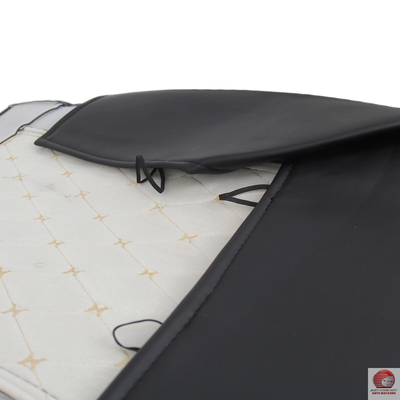 Кликните для увеличения изображения Чехлы сидений для а/м Газель 2705,2217 7-ми мест. (серый) мягкая, бархатистая экокожа