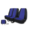 Чехлы сидений для а/м Газель Next 3-х мест, а/м Газон Next «на 3 подголовника»