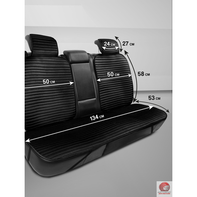 Комплект накидок из велюра на весь салон (5 местного автомобиля)