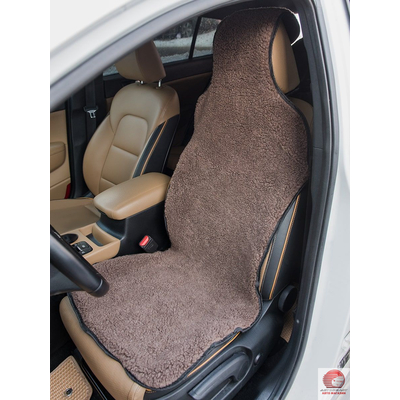 Комплект накидок из меха на передние сиденья автомобиля