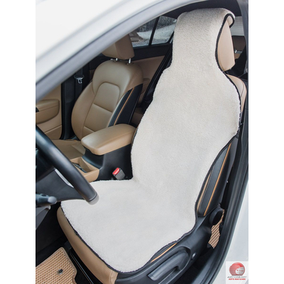 Комплект накидок из меха на передние сиденья автомобиля