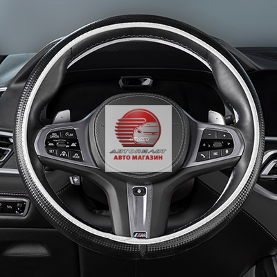 Оплетка на руль из экокожи, FLEX, размер 