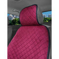 Комплект накидок из алькантары на передние сиденья автомобиля
