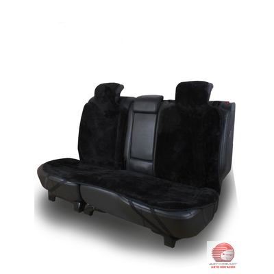 Накидка на задних ряд автомобиля из искусственного меха
