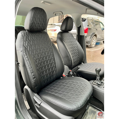 Чехлы экокожа NAPPA для LADA Vesta / Vesta SW Cross / Vesta NG, модель NEW РОМБ