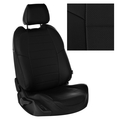 Чехлы для Citroen Jumper, Черный, экокожа.