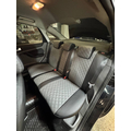 Чехлы для Ford Focus II Ghia/Titanium Sd/Hb/Wag с 05-11 г.в. черный/серый, экокожа/алькантара ромб