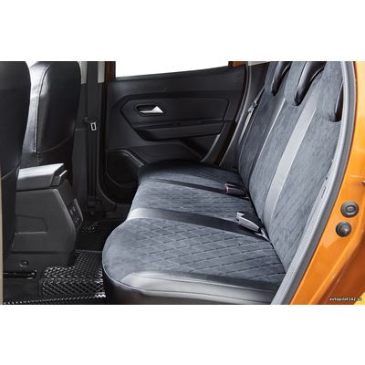 Чехлы из алькантары Ромб для Hyundai Elantra IV sd(HD) 40/60 2006-2011